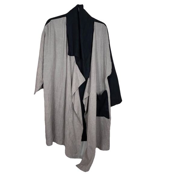 Artists & Revolutionaries Womens Trip to Paris Trench coat linen Lagenlook - Picture 1 of 8